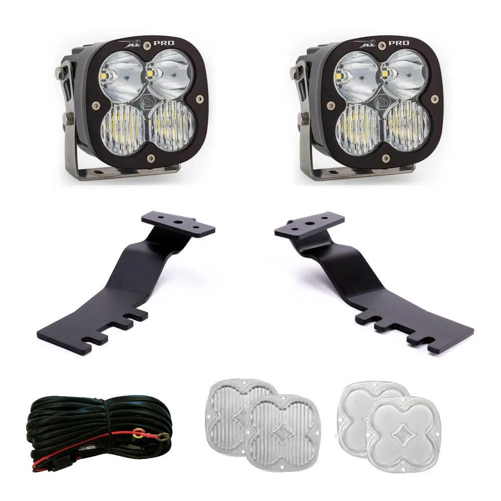 44-8267 – BAJA DESIGN Driving/ Fog Light, LED Bulb 4 Cree XP-L LED Bulbs 4.43 Inch Square 41 Watt Bulbs Amp Draw 3 AM...